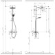 Душова система з одноважільним змішувачемHansgrohe Crometta E 240 1jet Showerpipe (27284000)