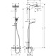 Душова система з термостатом Hansgrohe Crometta E 240 1jet Showerpipe (27298000)