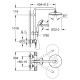 Душова система з термостатом для настінного монтажуGrohe BauClassic 210 (26699000)