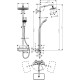 Душова система з термостатом для настінного монтажуHansgrohe Croma Select 280 Air 1jet Showerpipe (27630000)