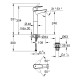 QuickFix StartEdge Однорычажный смеситель для раковины XL-Size (23777001) Grohe