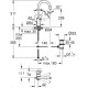 QuickFix Start Одноважільний змішувач для раковини L-Size (24203002) Grohe 
Быстрый старт Однорычажный смеситель для раковины L-Size (24203002) Grohe