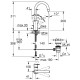 QuickFix StartEdge Одноважільний змішувач для раковини L-Size (24201001) GROHE