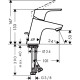 Змішувач для умивальника Hansgrohe Focus E2 (31730000)