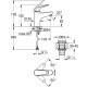 QuickFix Swift Одноважільний змішувач для раковини S-розміру (24318001) GROHE