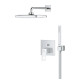 Еврокуб Скрытая душевая система с Tempesta 250 Cube (25289000) Grohe