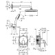 QuickFix Start Душова система прихованого монтажу з Vitalio Start 250  (25292000) GROHE