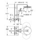 Quickfix Vitalio Start 250 Душова система з термостатом для ванни (26988001)