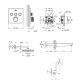 UA26415SC6Grohtherm SmartControl Набір для комплектації душа, 3 споживачі rohtherm SmartControl Набір для комплектації душа, 3 споживачі  Grohe