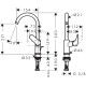 Смеситель для умывальника Hansgrohe Logis 210 с донным клапаном