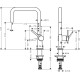 Змішувач одноважільний для кухні Hansgrohe Talis M54 (72806800)