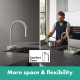 Смеситель для кухни Hansgrohe Aquno Select M81