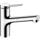 Смеситель для кухни Hansgrohe Zesis M33 150, 2jet, с вытяжным изливом (74800000)