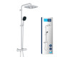 Vitalio Comfort 250 Душова система з термостатом для настінного монтажу (26696001)
