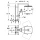 Vitalio Comfort 250 Душевая система с термостатом для настенного монтажа (266962431) Grohe