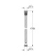 VitalioFlex Metal Long-Life TwistStop 1750 Металевий душовий шланг  (22100000)