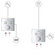 Смеситель для встроенного монтажа Grohe SmartControl  (29148000)