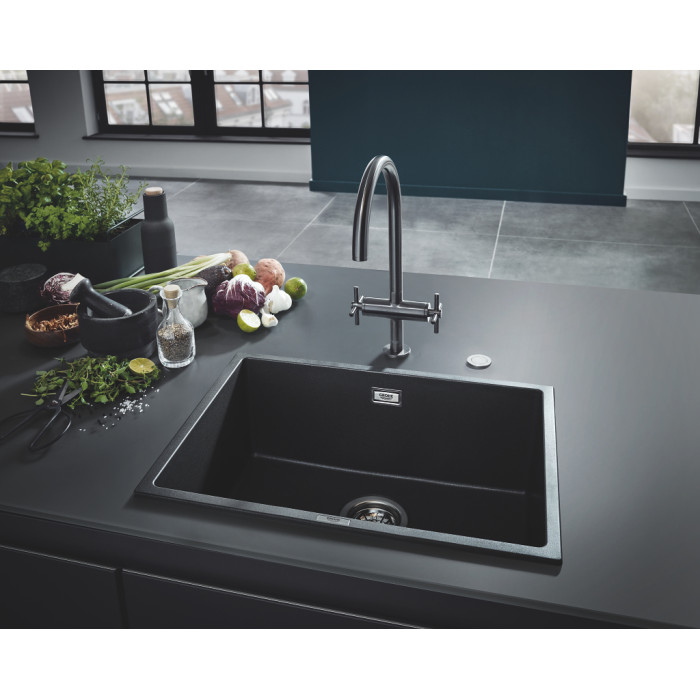 Мийка для кухні 610 x 457 мм, Granite Black (31655AP0)