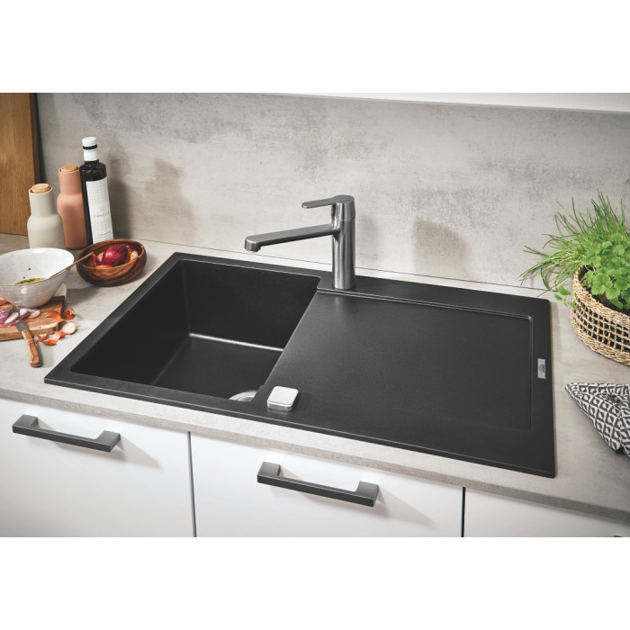 Мийка для кухні 860 х 500 мм, Granite Black  (31644AP0)