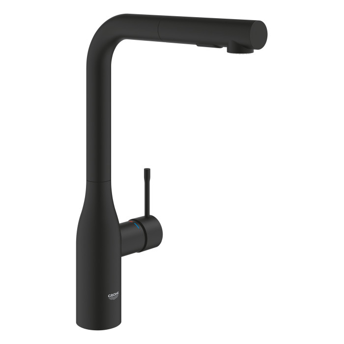 30504KF0 Эссенция OHM Смеситель для кухни, черный Grohe (30504KF0)