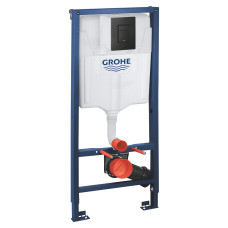 Комплект 3 в 1 для підвісного унітазу Grohe QuickFix Rapid SL з кнопкою Even Black  (38811KF0)