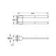 41219KF0 Selection Тримач д/рушників, чорний матовий Grohe (41219KF0)