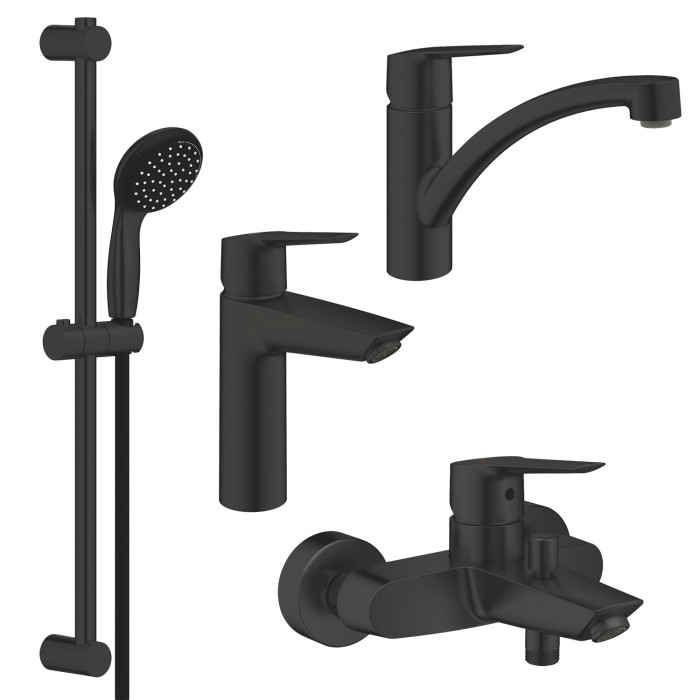 Набор миксеров QuickFix Start 4 в 1 для ванны и кухни  (UA303311MK)
