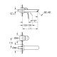 Смеситель для раковины Grohe Eurosmart New M-Size внешняя часть, хром  (29337003)