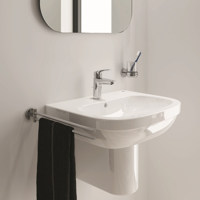 Смеситель для раковины Grohe Eurosmart New с донным клапаном, хром  (33265003)
