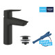 QuickFix Start Однорычажный смеситель для раковины M-Size + нажимной донный клапан  (235752432)