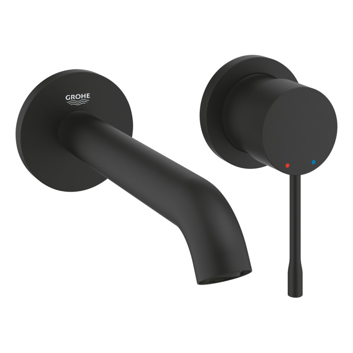Grohe 29192KF1 Essence New Смеситель для раковины настенный, черный (29192KF1)