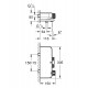 Grohtherm SmartControl Термостатичний змішувач для ванни, настінний монтаж (34718000)