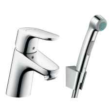 Смеситель для раковины с гигиеническим душем Hansgrohe Focus E2 (31926000)