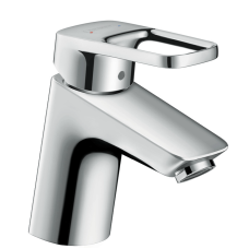 Змішувач одноважільний для умивальника 70 Hansgrohe Logis Loop зі зливним гарнітуром (71150000)