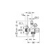 Запорний, кутовий вентиль 1/2" для пральної або посудомийної машин (22036000) GROHE