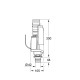 Змивний клапан GROHE для GD2  (38736000)