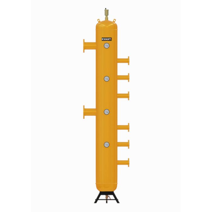 HYB-80F/3F Колектор/гідрострілка Ду80 10бар /3 конт.50 фланц. KVANT HYBRID