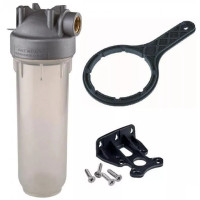 Atlas Filtri Фільтр-колба антимікробна DP MONO SANIC 3/4″ OT (латунь) 10″ 45°C 8 bar KIT (SA1380401)