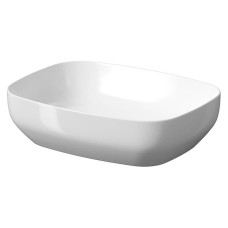 Раковина LARGA 50х38 см на стільницю прямокутна біла EW (K677-003)