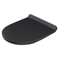 Сидіння  д/унітазу Vita Slim black (X01862)