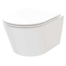 Чаша підвісного унітазу LIFE RimOff +сидіння дюропласт Slim, пов падіння (X01951)