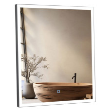 Дзеркало LUCE 60х70 sensor з підсвіткою, black (27306)