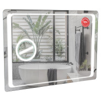 Зеркало "Омега" ЛЮКС 100 см с подсветкой (8045)