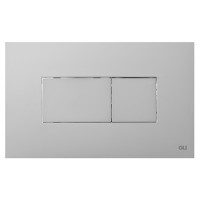 Кнопка змиву KARISMA 3/6 хром мат. пневм. (641006) (641006)