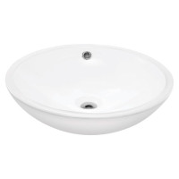 Раковина ORNAMIX PRIME 42,5х42,5, овальна, на стільницю (ONS-WHT-10901)