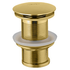 Злив д/раковини Click-Clack, б/переливу, золото (ALD-GLD-727)