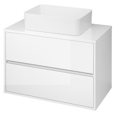 Шафка CREA 80 д/раковини CREA/INVTRTO/MODUO/CASPIA+столешня, біла (S924-005)