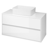 Шафка CREA 100 д/раковини CREA/INVTRTO/MODUO/CASPIA+столешня, біла (S924-006)