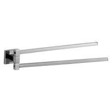 Тримач д/рушника KUBIX PRIME перекладина, подвійн, рухома, хром (AKP-CHR-35715PS)