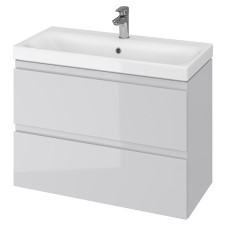 Шафка B07 MODUO SLIM+раковина 80, сіра (S801-224)
